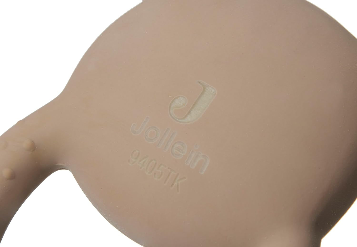 Jollein 101-001-67008 Mordedor de caucho natural Galleta osito de peluche