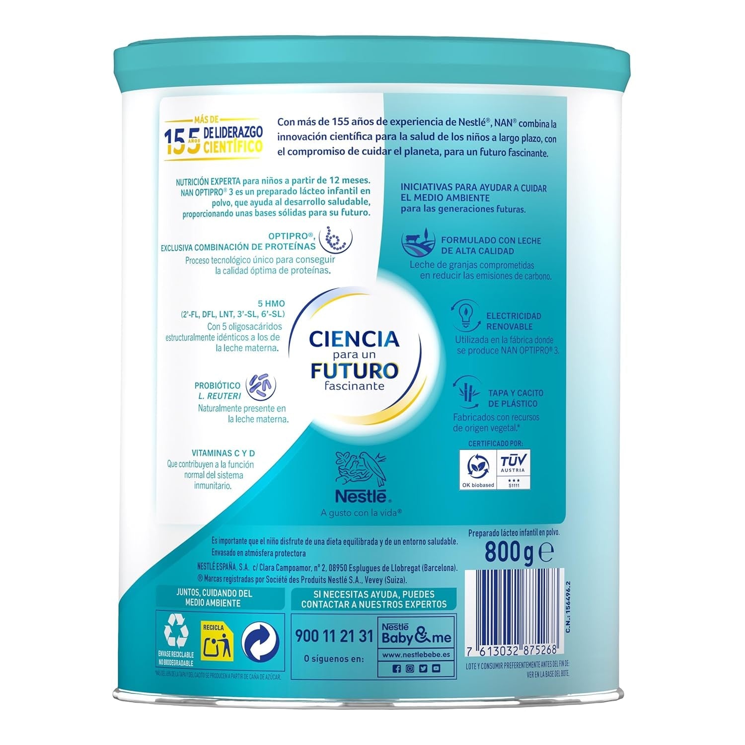 Productos lácteos 3 NIÑOS 800 G
