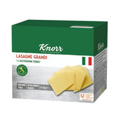 Lasaña Grandi Knorr 1/2 tamaño Gastronorm - láminas de masa onduladas para pasta - paquete grande, 5000 g