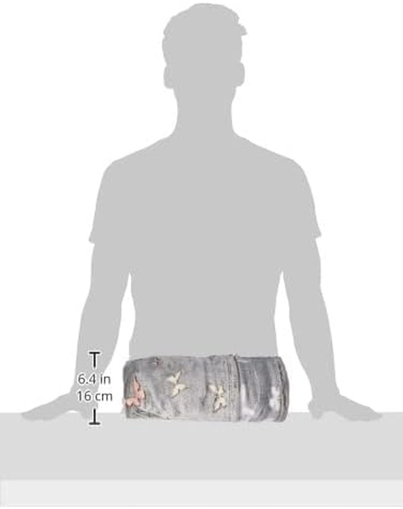 Kanguru Colcha Resplandor Manta Que Brilla En La Oscuridad Manta De Mariposa Manta Suave 130X150Cm Colcha De Sofá Luminosa. Manta infantil que brilla en la oscuridad, gris Camas y mantas Besuche den Kanguru-Store