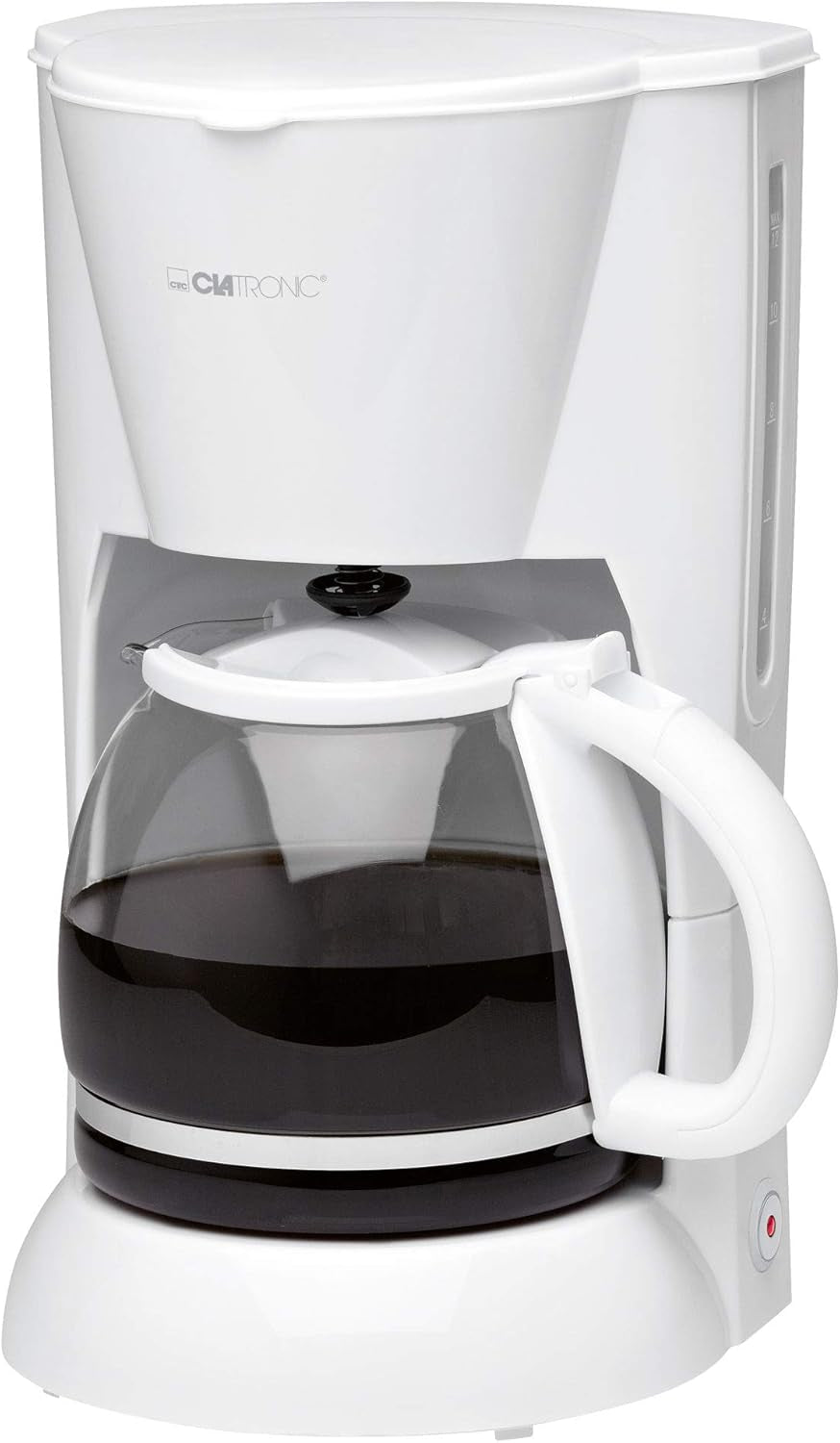 Máquina de café expreso Clatronic® | Cafetera espresso automática para 12-14 tazas (aprox. 1,5 litros) | Cafetera espresso con filtro y sistema antigoteo | 900W | Cafetera espresso KA 3473 Negra