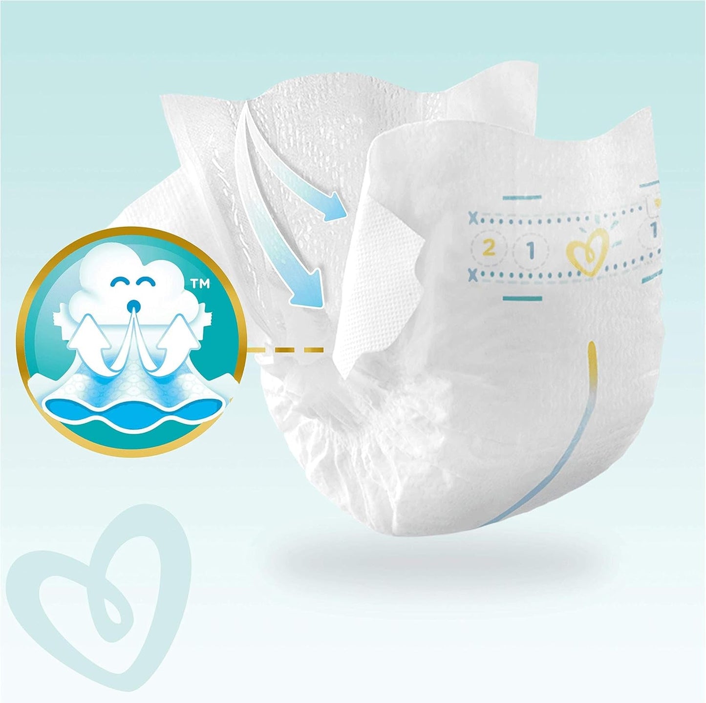 Pampers Premium Protection New Baby pañales, talla 1 (recién nacido), 22 piezas