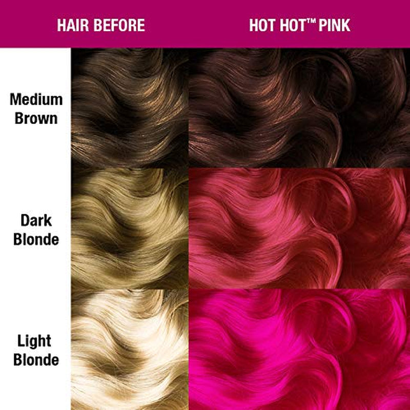 Manic Panic Hot Hot Pink Crema Clásica Vegano Cruelty Free Tinte Capilar Semi Permanente 118ml Naty Shop Tinte Capilar