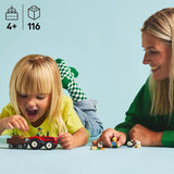 LEGO City Tractor con remolque - Juguete de granja con tractor y figuras de animales - Sets de juego Montessori para niños y niñas a partir de 4 años - Regalo con 2 minifiguras 60461 Juegos de construcción Besuche den LEGO-Store