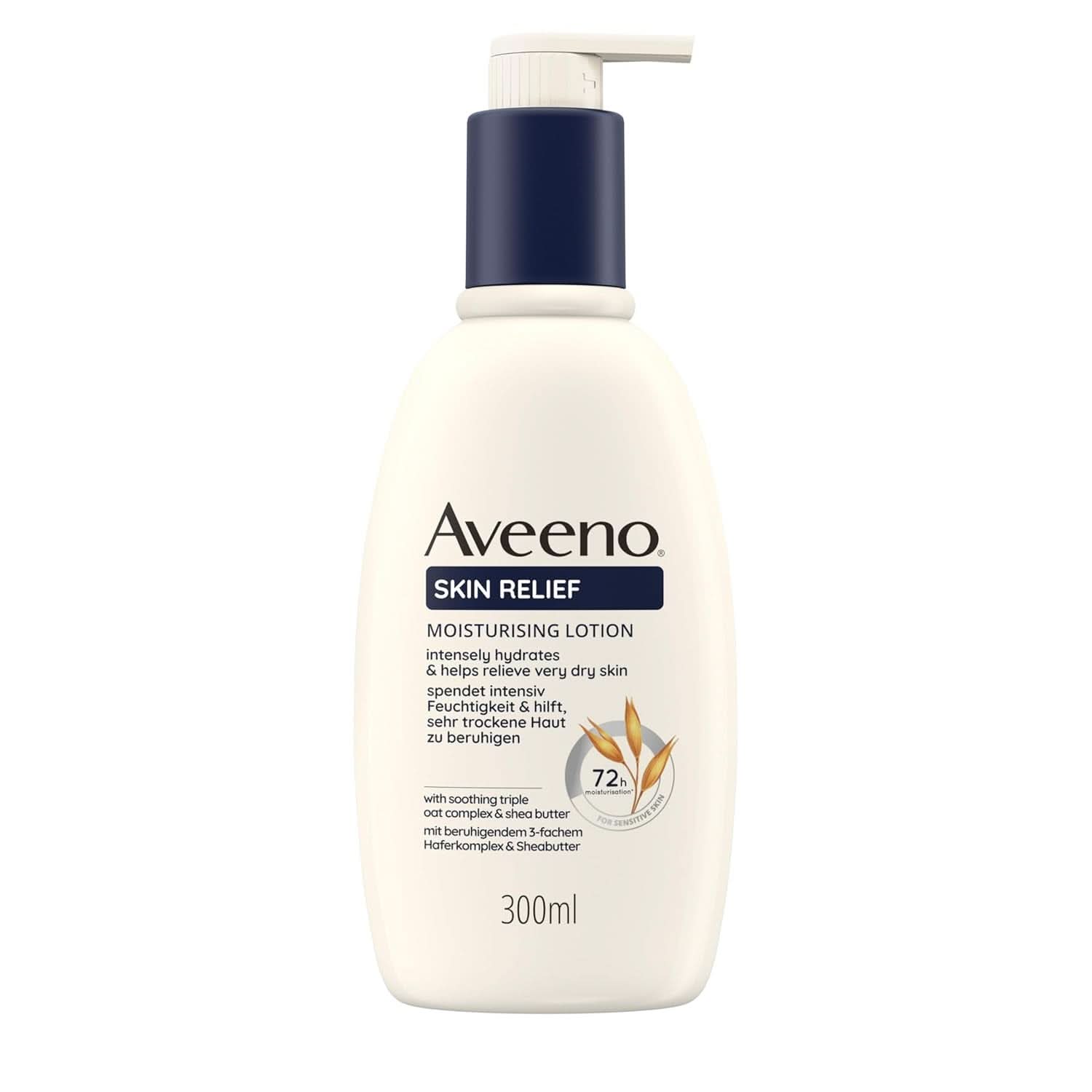 Aveeno Loción Corporal Hidratante Diaria, 300 ml Cosmética y Belleza Naty Shop Para pieles secas y sensibles