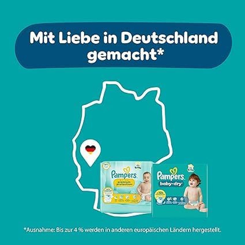 Pampers Premium Protection Pants Tamaño 6, 78 Windelns, 13kg-19kg, Mit 360° Fitform, 2x breiteren Bundchen als vorher für Comfort & Schutz + 10 Stück Pampers Aqua Baby-Weuchttücher enthalten