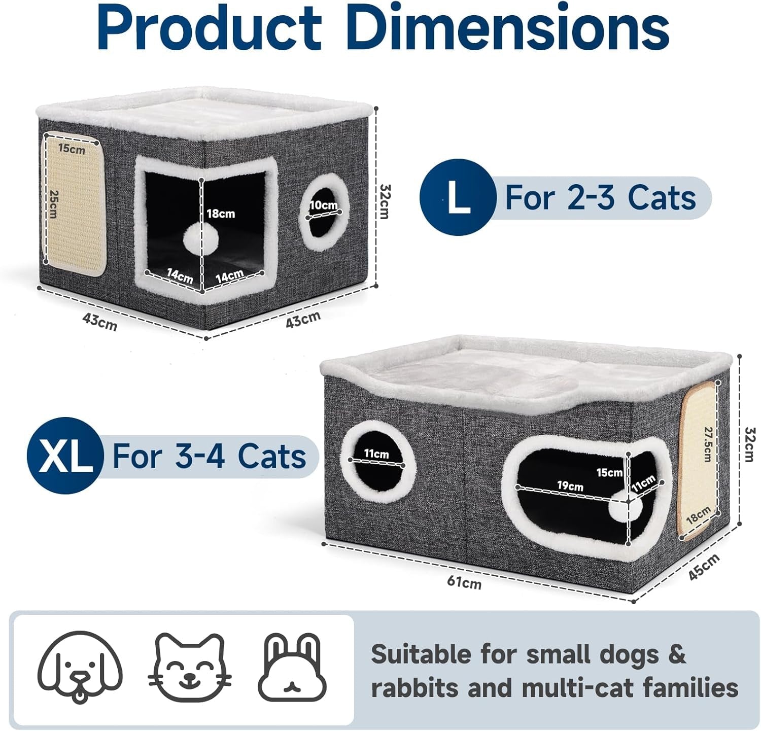 Mantas y Muebles, Mascotas, Casas y Cuevas, Gatos, Camas para gatos, Gatos - camas, colchones
