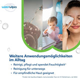 Toallitas húmedas WaterWipes Sensitive+ Hydrating Boost, toallitas hidratantes, 360 piezas (paquete de 6), 3 en 1 limpieza, cuidado, hidratación, 99% agua de aloe vera, toallitas para bebés sin perfume