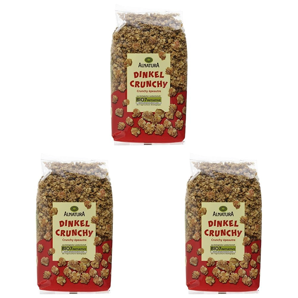 Paquete de 3 cebada crujiente orgánica (3 x 750 g)