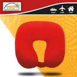 Sumex Almohada de Viaje Almohada Cervical para Niños y Adultos En Forma de U Ultra Suave Lavable Ideal para Viajes Rojo Almohadas de Viaje Naty Shop