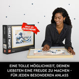 LEGO 31208 Art Hokusai - La Gran Ola Decoraciones de pared japonesas en 3D Set de manualidades Lienzo oceánico enmarcado Pasatiempos para adultos DIY Decoraciones para el hogar y la oficina Kits de construcción Besuche den LEGO-Store
