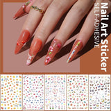 FANDAMEI Pinsel Für Gelnägel, 15 Pcs Nagel Pinsel, 5 Blätter Nagelsticker, Strasssteine ​​​​Nägel, Nageldesign Set, Nageldesign Zubehör, Nail Art Pinsel Set, Nailart Pinsel Und Dekorationen Set