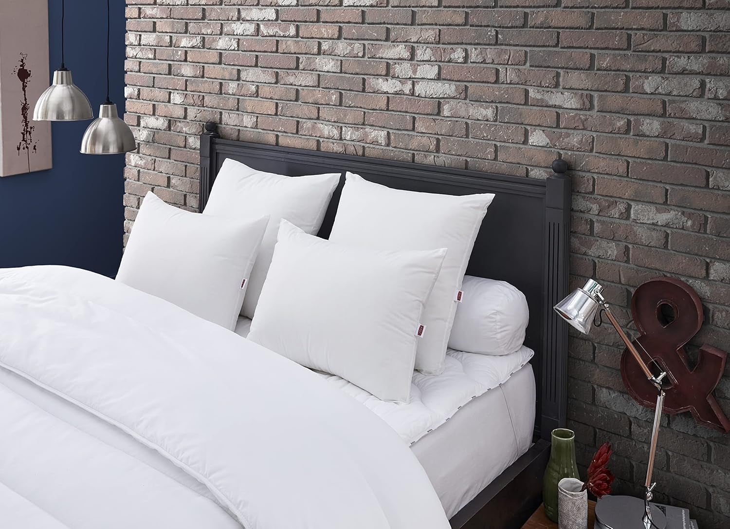 DODO OFM60 Almohada ergonómica de látex, 60 X 60 cm, blanco Naty Shop almohadas estándar