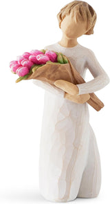 Figura con esperanza brillante Estatuillas y esculturas Naty Shop Rosa