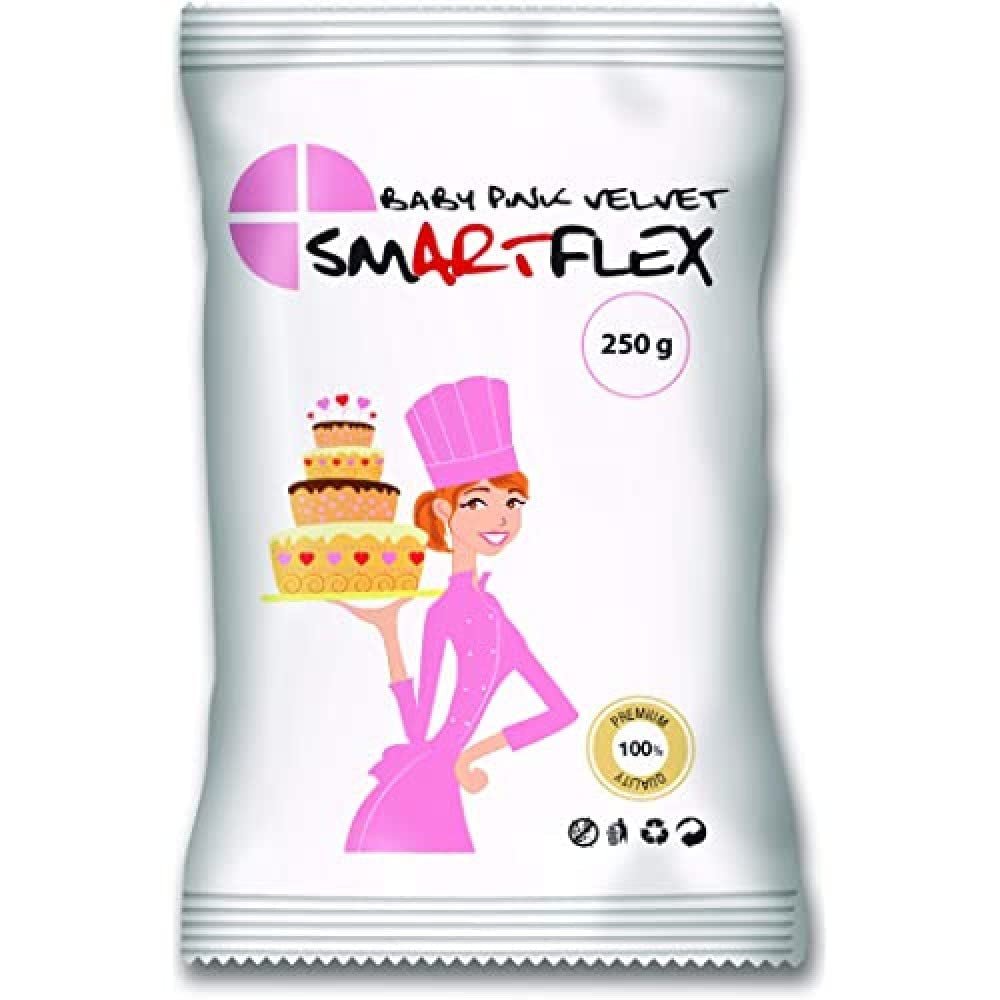 Fondant Baby Pink Velvet, 250 g Naty Shop Default Title pasta de azúcar