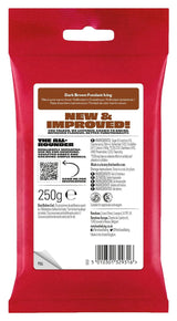 Fondant marrón oscuro 250 g - Listo para untar, perfecto para glasear y decorar tartas, cupcakes y galletas - marrón oscuro - 250 g Pasta de Azúcar Naty Shop