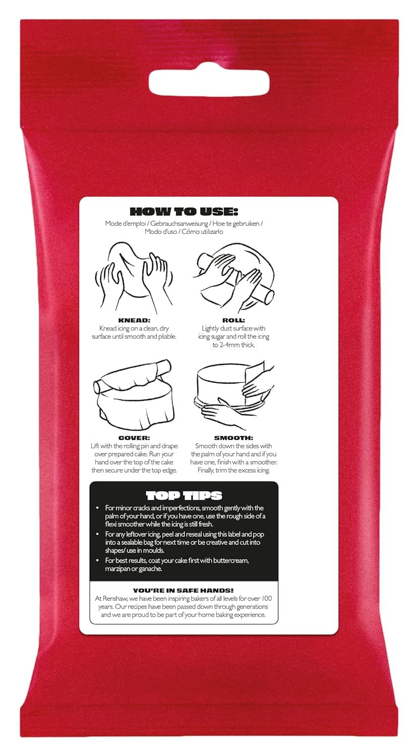 Fondant negro 1 kg - listo para enrollar, perfecto para cubrir y decorar tartas, cupcakes y galletas - negro - 1 kg Pasta de azúcar Naty Shop