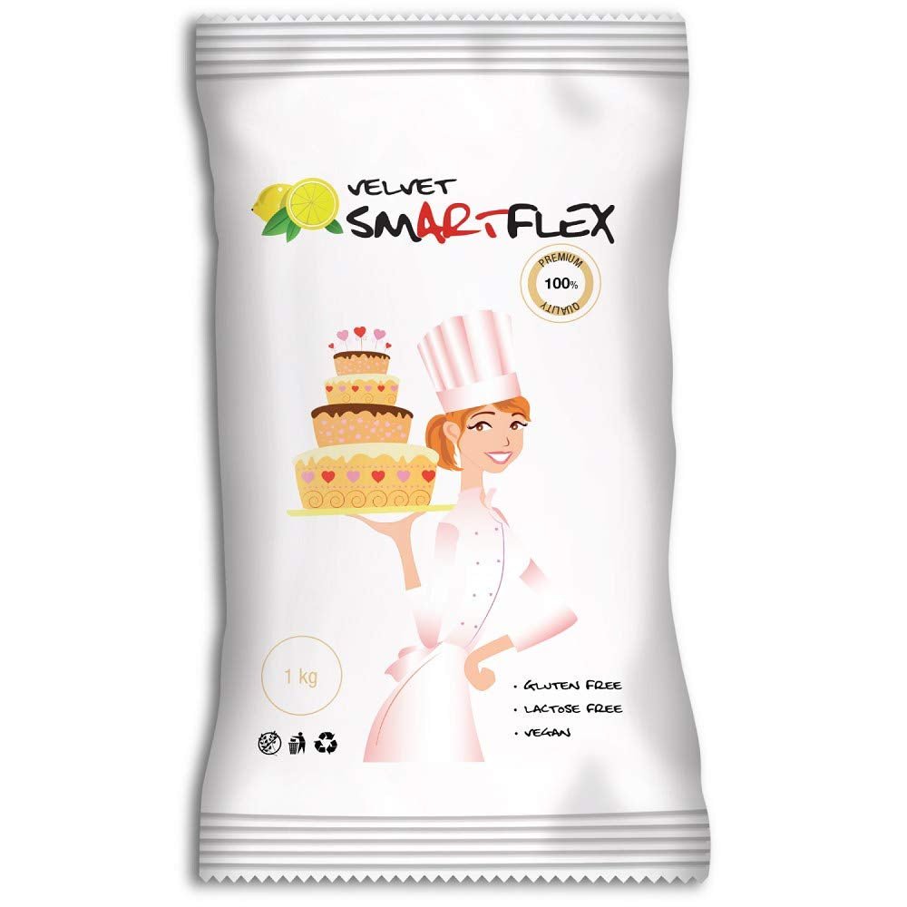 Pasta de azúcar White Velvet con sabor a limón, 250g Naty Shop Default Title pasta de azúcar