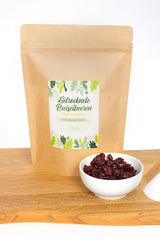 FOOD&WOOD® Arándanos enteros secos 500g | Arándanos secos | Calidad 1A | Naturalmente dulce | ideal como snack, en yogur o para hornear | sin azúcar añadido | Seco | sin azufre. Naty Shop productos deshidratados