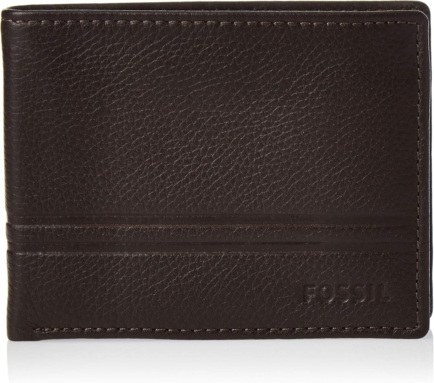 Fossil Wilder Flip Id Bifold Travel Accessories Cartera plegable para hombre Naty Shop Wild Dark Brown Talla única