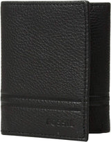 Fossil Wilder Trifold Travel Accessories Cartera Trifold para Hombre Cartera Hombre Naty Shop Black Wild Talla Única