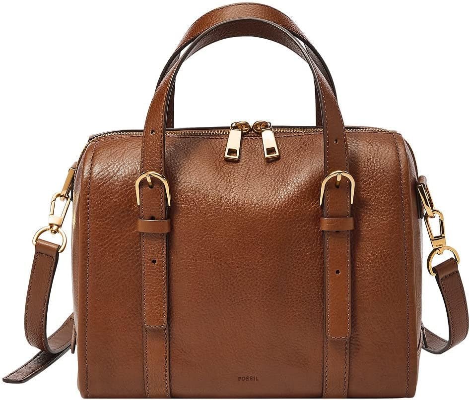 Fossil Carlie Satchel Mujer Bolsos Naty Shop Marrón