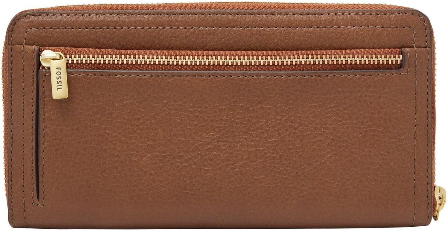 Fossil watch Logan RFID Zip Around Cartera tipo clutch 19,7 cm largo x 1,9 cm ancho x 10,2 cm alto Bolsos de Mujer Naty Shop