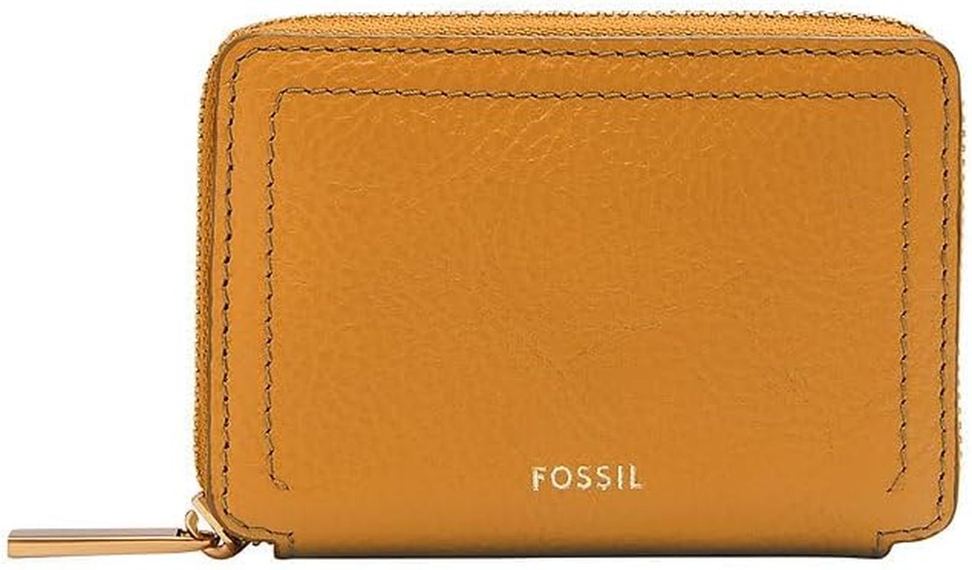 Fossil Tarjetero de piel con cremallera alrededor Logan LiteHide™ para mujer, SL10045763 Cartera Mujer Naty Shop Default Title
