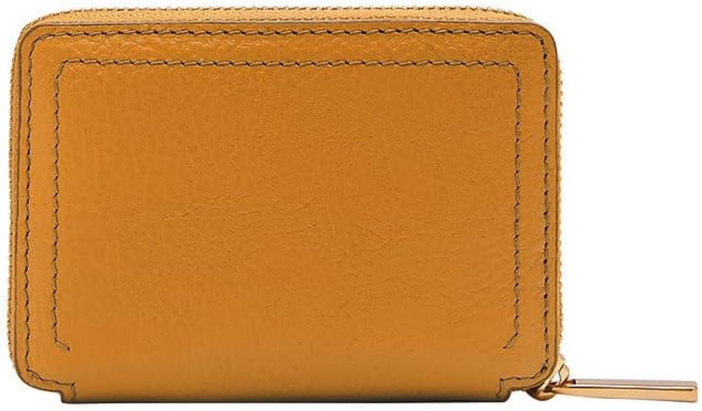 Fossil Ladies Logan LiteHide ™ tarjetero de cuero con cremallera alrededor, SL10045763 Cartera Mujer Naty Shop