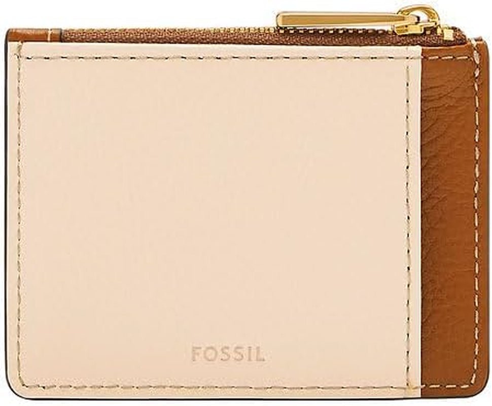 Fossil Tarjetero Mujer Vada Zipper LiteHide Leather, SL10055103 Carteras Mujer Naty Shop