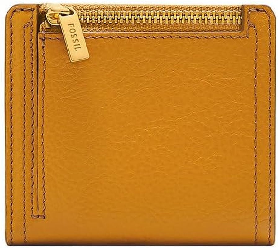 Fossil Cartera Bifold Logan De Mujer En Piel Amarilla, SL7829763 Carteras Mujer Naty Shop
