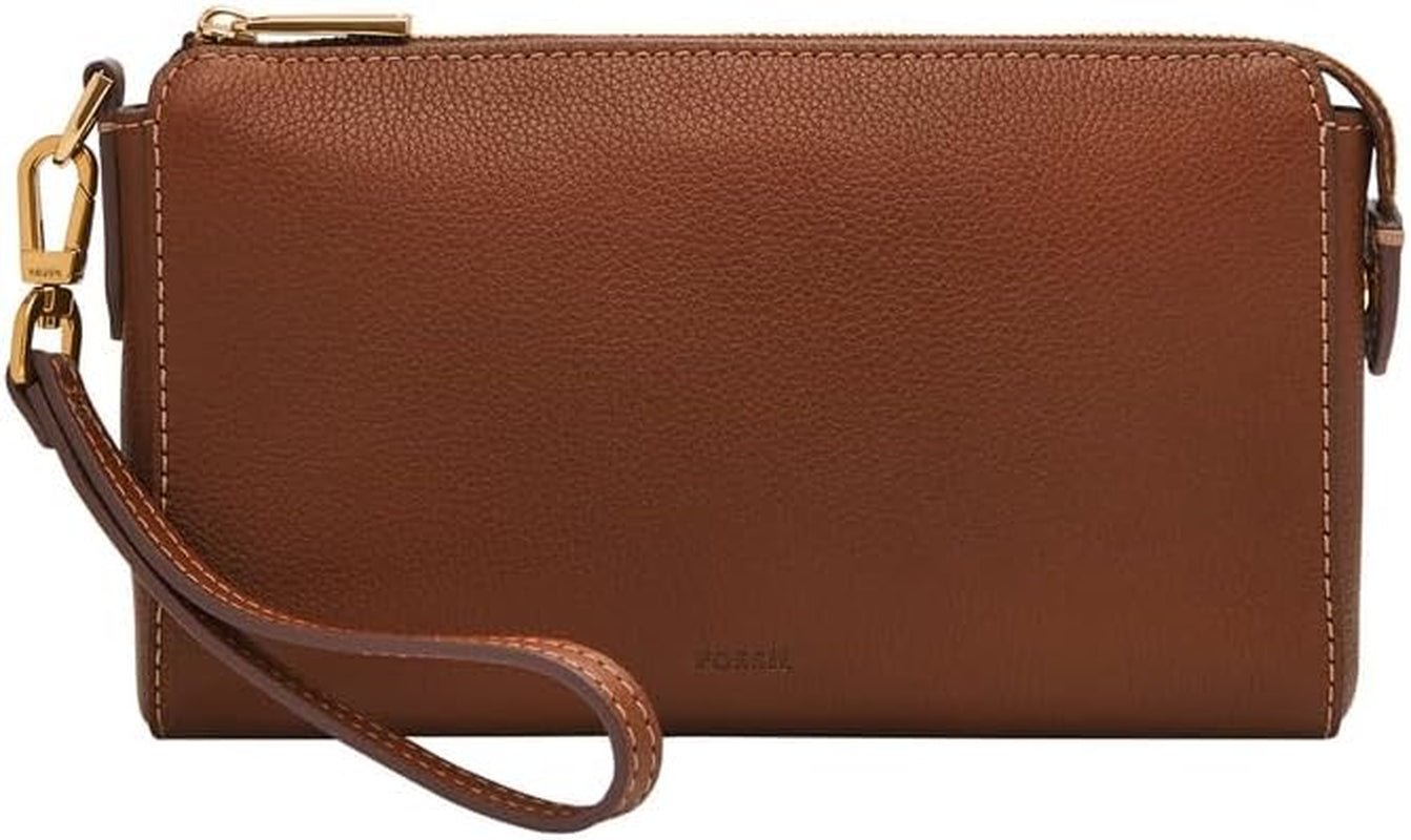 Fossil Ladies Wristlet Bolsos Mujer Naty Shop Marrón