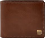 Fossil Cartera plegable Hayes para hombre Naty Shop Caramel Brown