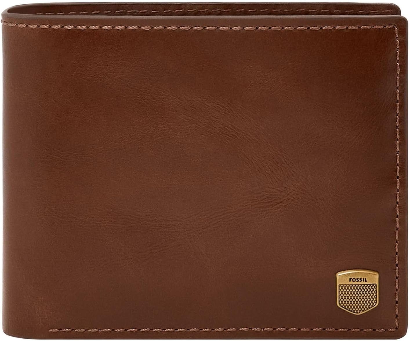 Fossil Cartera plegable Hayes para hombre Naty Shop Caramel Brown