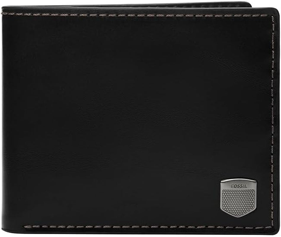 Fossil Hayes Tarjetero Bifold para Hombre Naty Shop Black Ink