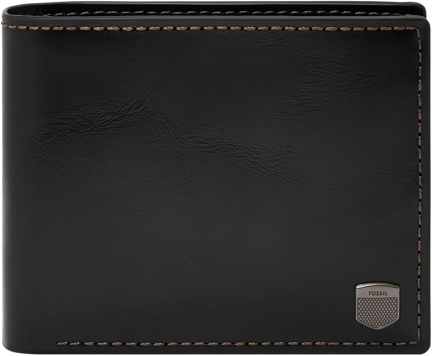 Fossil Hayes Tarjetero Bifold para Hombre Naty Shop Dark Black