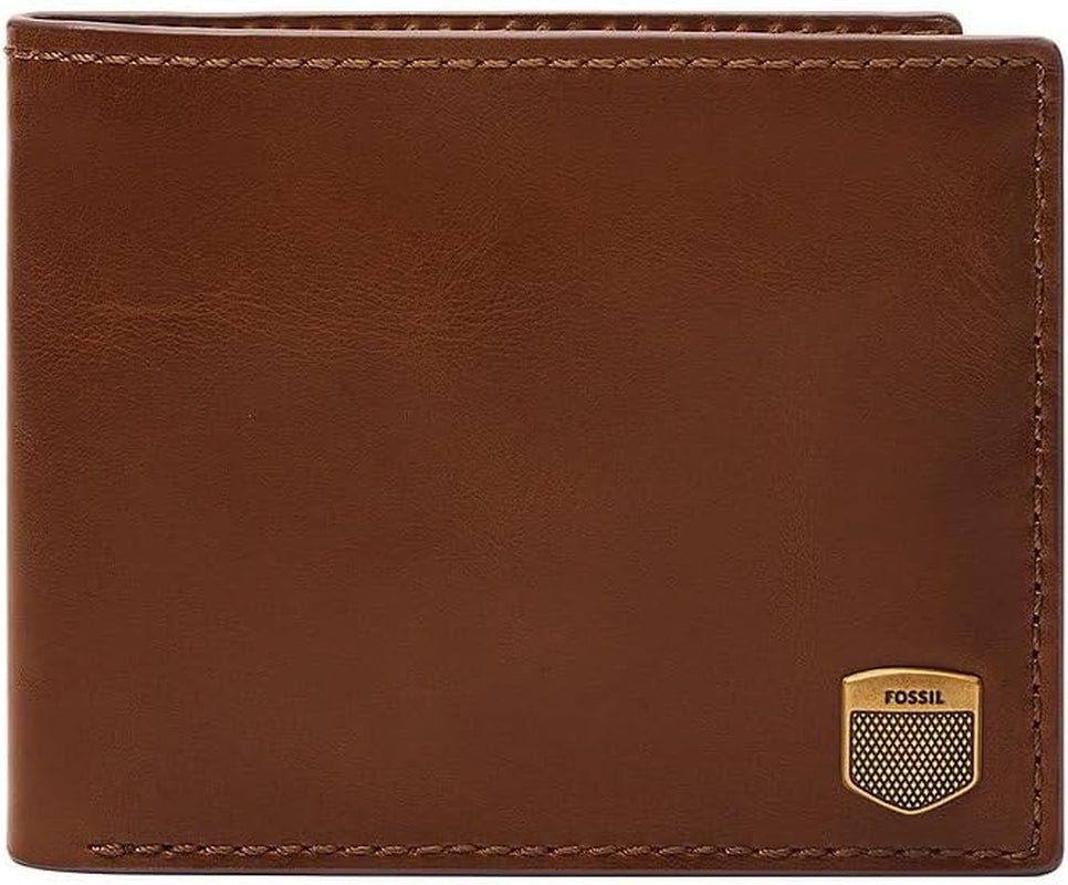 Fossil Hayes Tarjetero Bifold para Hombre Naty Shop Peanut Brown