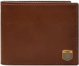 Fossil Hayes Tarjetero Bifold para Hombre Naty Shop Peanut Brown