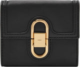 Fossil Mujer Avondale Leather Trifold SL8292216 Naty Shop Cartera Mujer Negro 10.8cm L X 1.3cm W X 10.2cm H