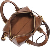 Fossil Carlie Mini Satchel de piel, bolso de mano para mujer, bolsos Mujer Naty Shop