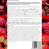 Mezcla de frutos rojos liofilizados | XL 300g Fresas liofilizadas Frambuesas Cerezas ácidas Mezcla de frutas secas | Frutas liofilizadas Fresa Frambuesa Cereza agria | ZingyZoo Productos deshidratados Naty Shop