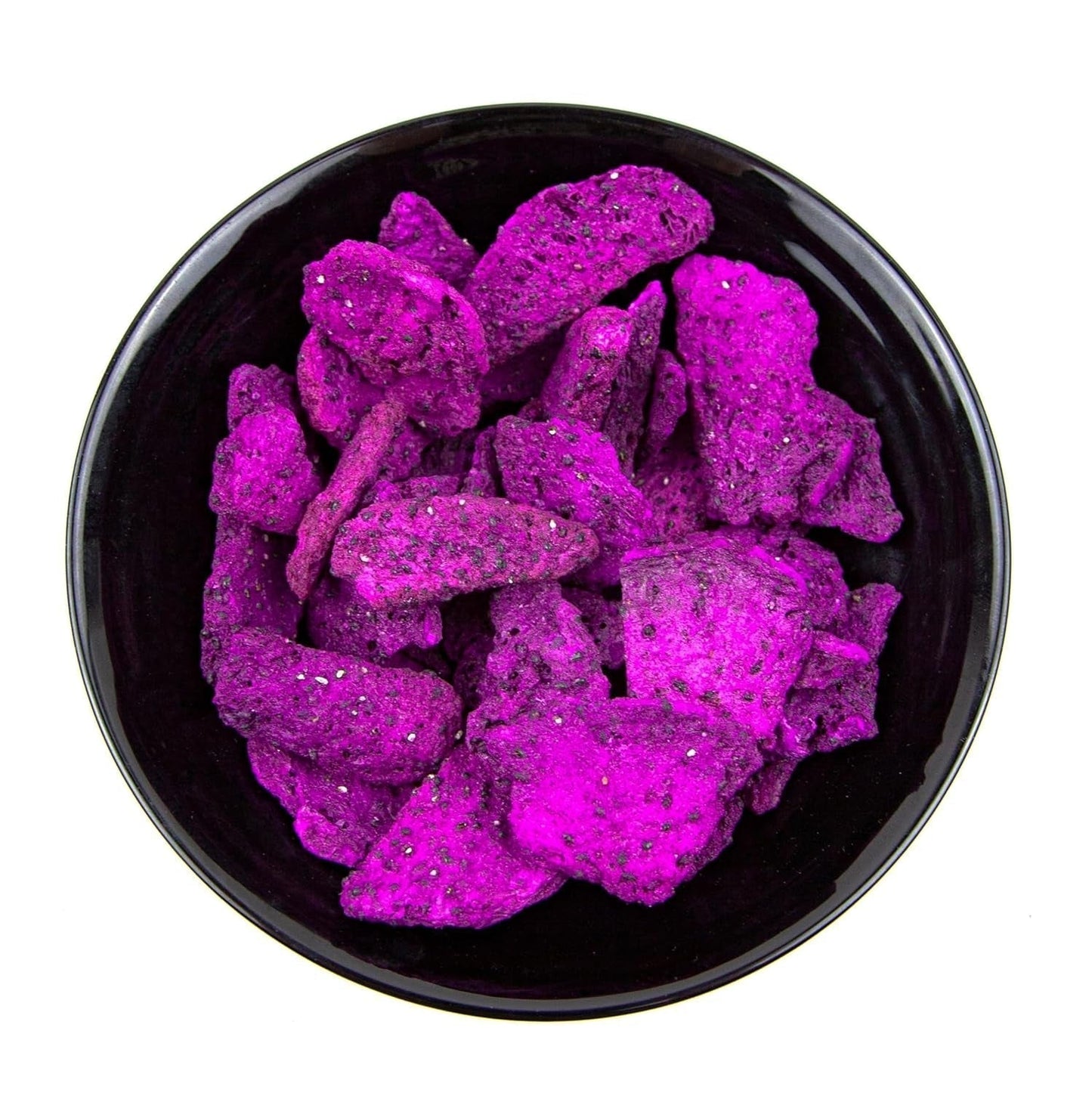 Pitaya liofilizada 50g - Pitahaya liofilizada - Fruta deshidratada liofilizada - Pitahaya seca en rodajas para repostería, decoración, snacks, muesli, postres Productos deshidratados Mi tienda