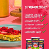 Frutas liofilizadas: 100 g de frambuesas liofilizadas para batidos, muesli, aderezos para gachas - bayas liofilizadas sin azúcar añadido - bayas liofilizadas - frutas de NutriPur Productos deshidratados Naty Shop