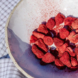 Fruta liofilizada BAM, 40 gramos, fruta natural, postres perfectos, rico sabor (fresa) Productos deshidratados Naty Shop