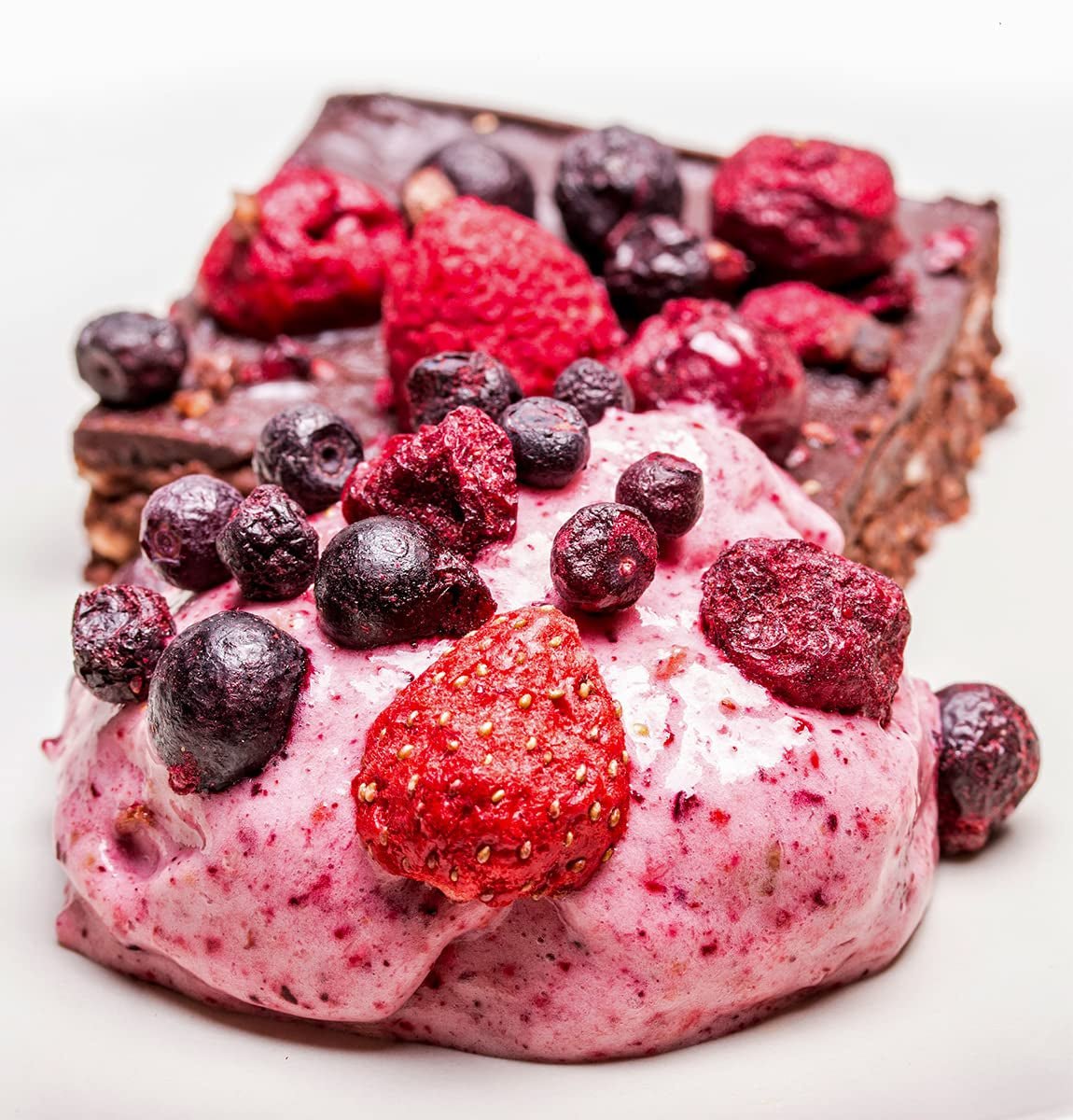 Frutas liofilizadas BRIX | Mezcla natural de frutos secos 80 g | Premio Gran Sabor a los Frutos Secos | Sin OGM, Sin Gluten, Vegano, Vitaminas Retenidas Naty Shop Productos Deshidratados