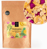 Frutas liofilizadas BRIX | Mezcla natural y seca de frutas tropicales 80 g | Premio Gran Sabor a los Frutos Secos | Sin OGM, sin gluten, vegano, las vitaminas se conservan Naty Shop Productos deshidratados Título predeterminado