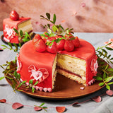 FunCakes Fondant Laminado Rojo Fuego: Fácil de Usar, Suave, Flexible, Blando y Flexible, Perfecto para Decorar Tartas, Halal, Kosher y Sin Gluten, 1kg (1 Pack) Naty Shop Pasta de Azúcar