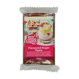 FunCakes Fondant Sabor Limón: Delicioso sabor, textura suave, fácil de untar, fondant enrollado, perfecto para tartas, cupcakes y galletas. Halal, kosher y sin gluten. 250 g (paquete de 3) Naty Shop Pasta de Azúcar 250 G Chocolate