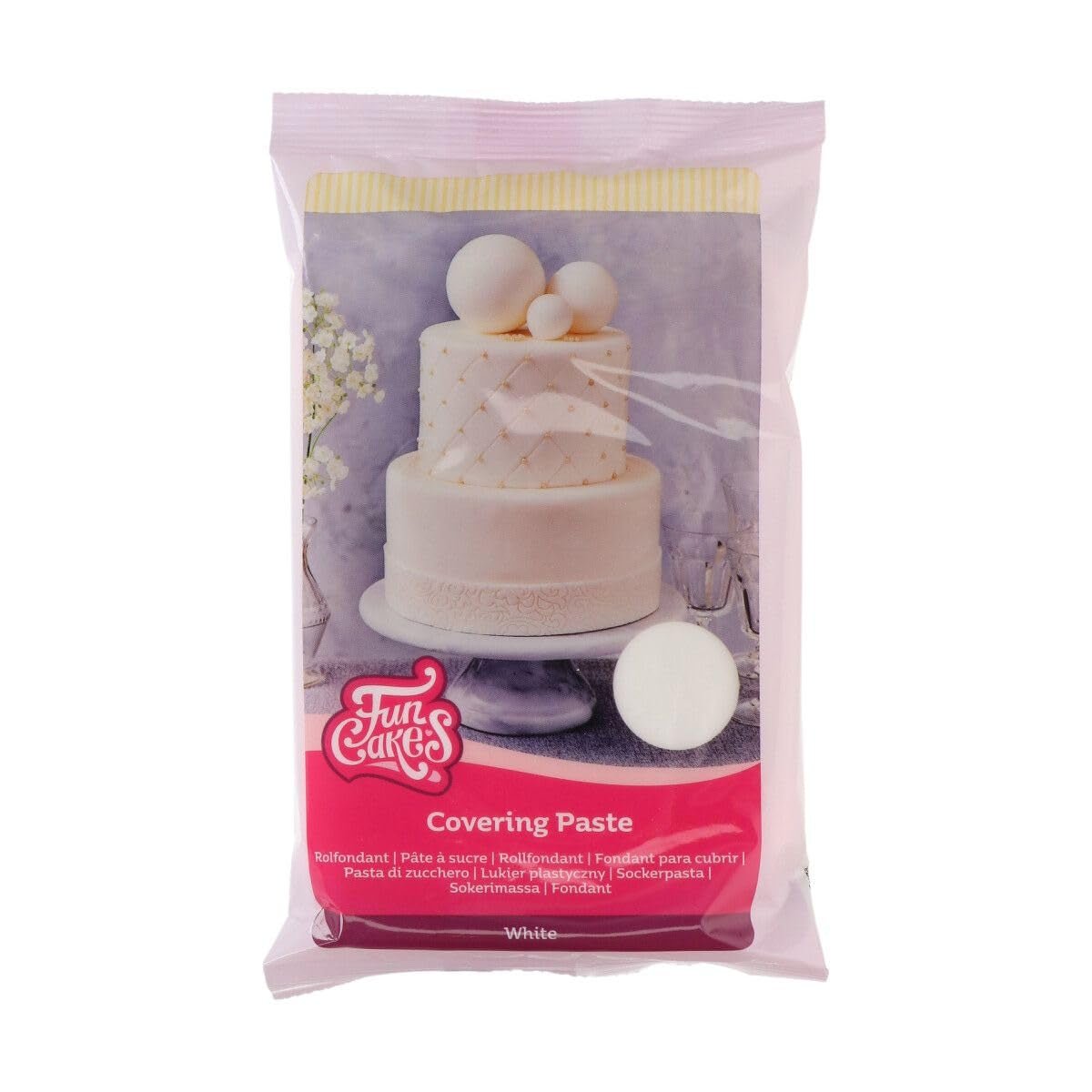 FunCakes Pasta glaseado 500g blanco Sugarpaste Naty Tienda Título predeterminado