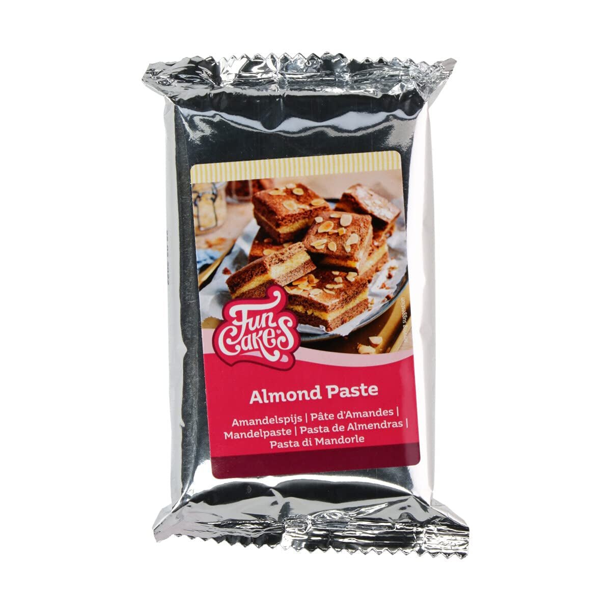Pasta de almendras FunCakes (1:1): Delicioso sabor, textura fina, fácil de untar, pasta de almendras, perfecta para tartas y galletas. Halal y sin gluten. 250 g (paquete de 2) Naty Shop pasta de azúcar 250 gramos